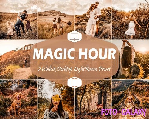 10 Magic Hour Mobile & Desktop Lightroom Presets