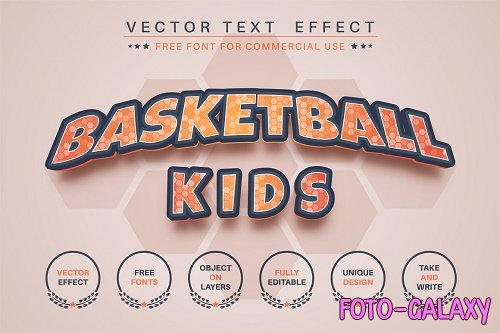 Basketball - editable text effect - 6282780