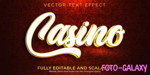 Casino text effect