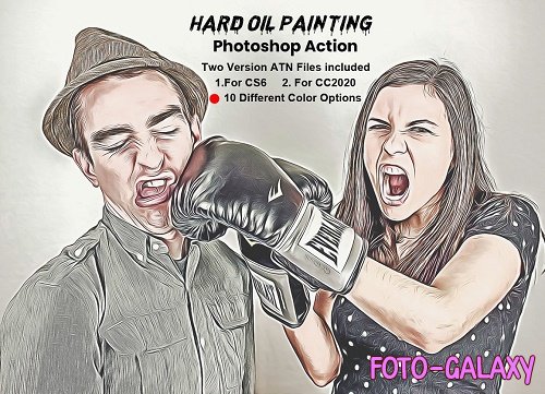Hard Oil Painting Photoshop Action 5676840