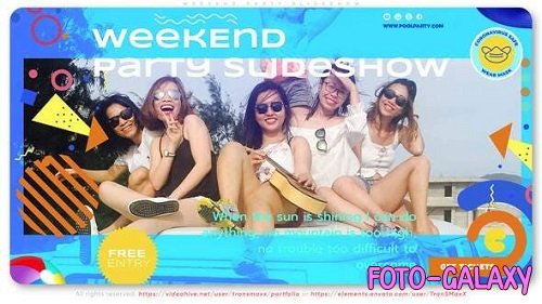 Videohive - Weekend Party Slideshow 33173682 - Project for After Effects