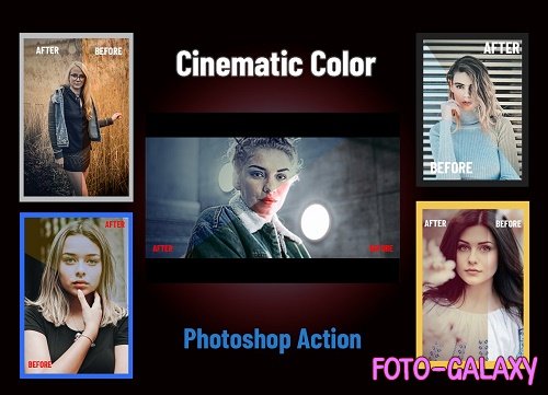 Cinematic Color Photoshop Action - 4514200 