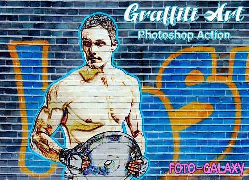 Graffiti Art Photoshop Action - 4751742
