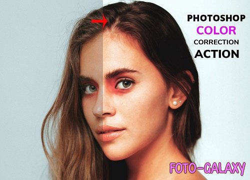 Photoshop Color Correction Action - 4866669