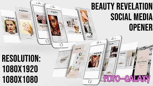 12 Beauty Revelation Social Media Opener 968991 - Project for After Effects
