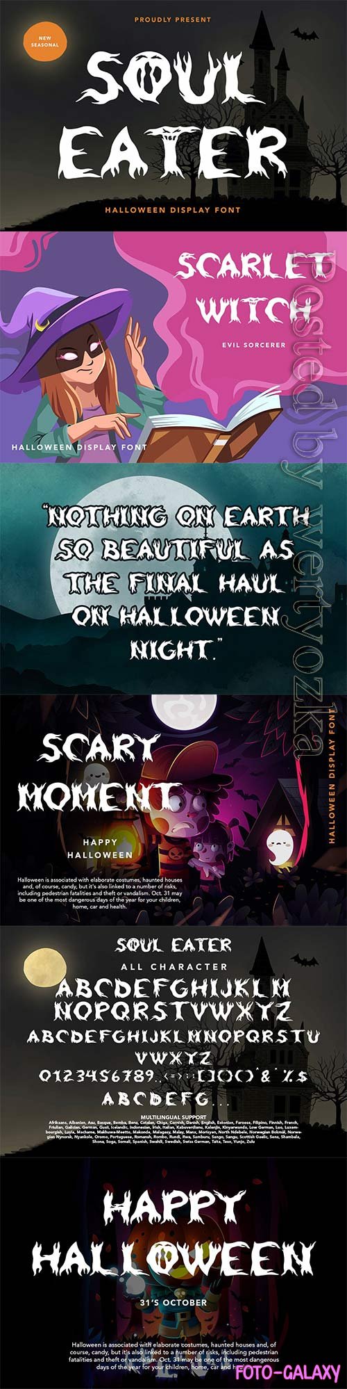 Soul Eater - Halloween Display Font