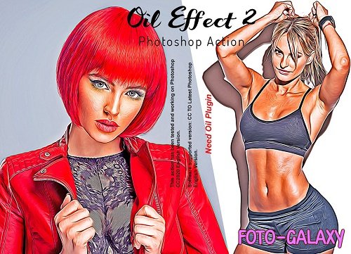 Oil Effect 2 Photoshop Action - 6383705