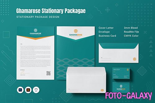 Ghamarose Stationary device for brand identity