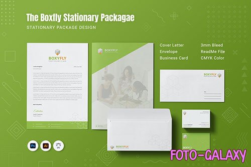 Boxfly Stationary device for brand identity