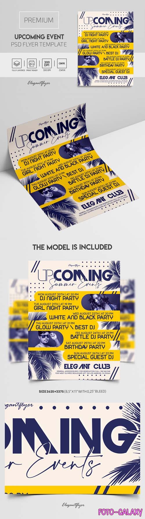 Upcoming Event Premium PSD Flyer Template