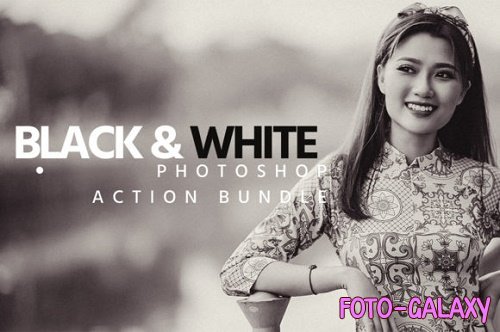 Black & White Effect PS Action Bundle