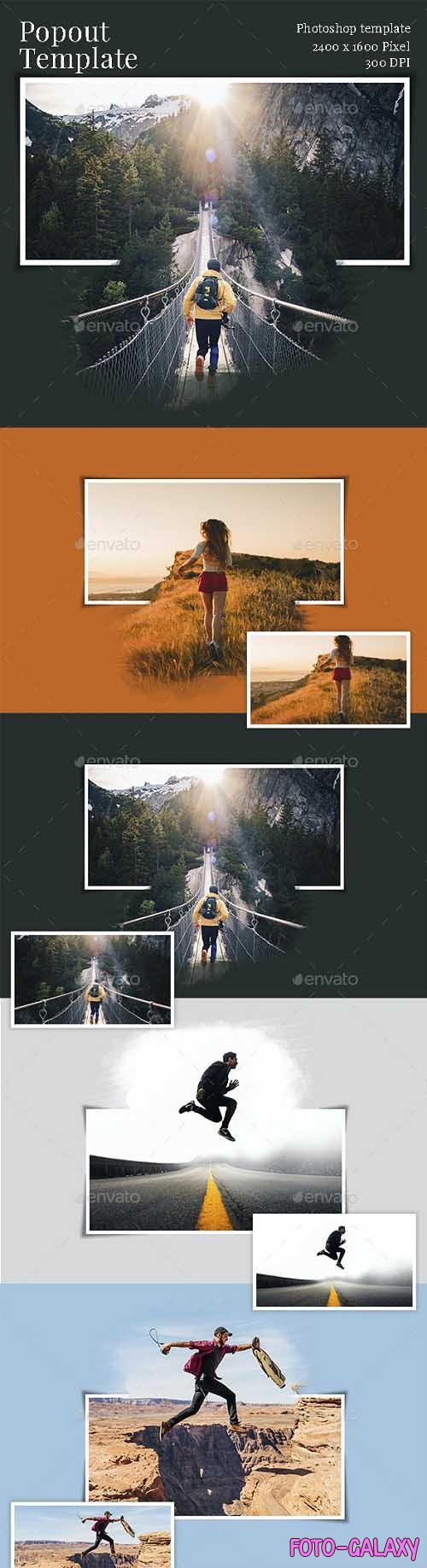 Popout Photo Template - 32807988