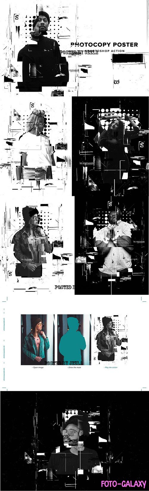 Photocopy Glitch Poster PS Action - 6357766