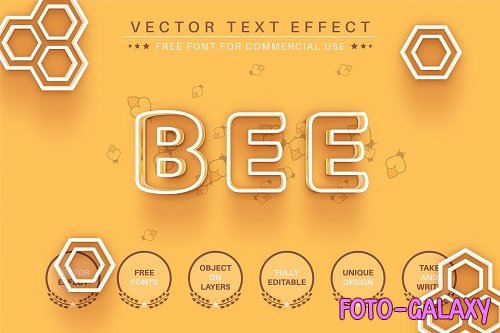 Bee - Editable Text Effect - 6485685