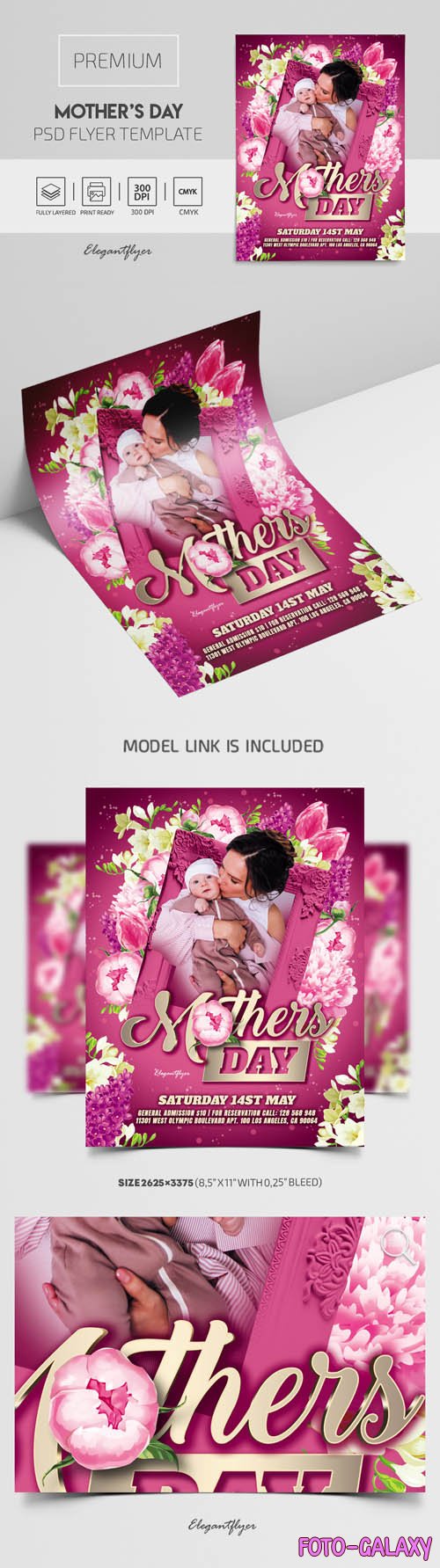 Mothers Day Premium PSD Flyer Template