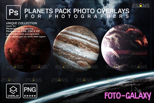 Planets Photoshop overlay png Space clipart, Night sky V3 - 1447906