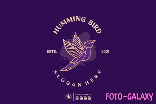 HUMMING BIRD LOGO TEMPLATES