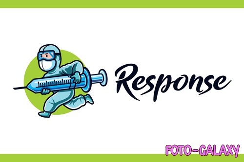 Medical Response - Healthcare Mascot Logo