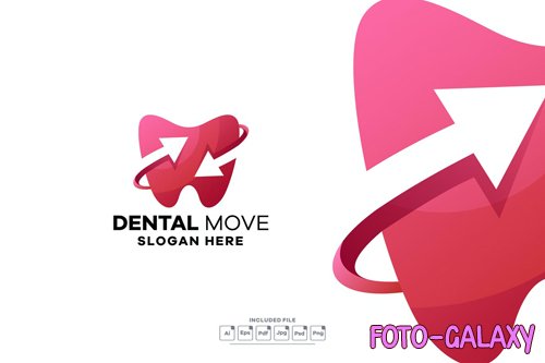 Dental Gradient Logo Template vol 2