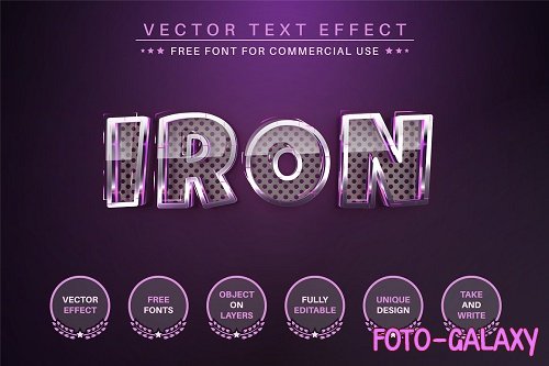 Stylish Metal - Editable Text Effect - 6510611