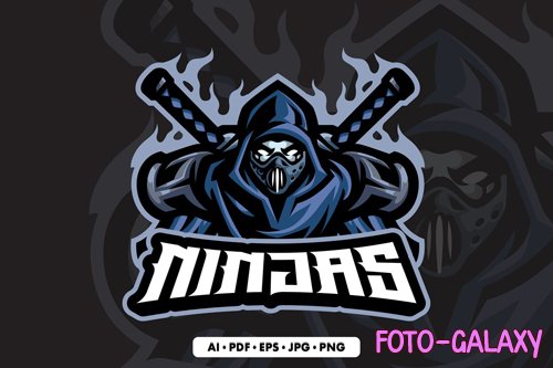 Ninja Mascot logo