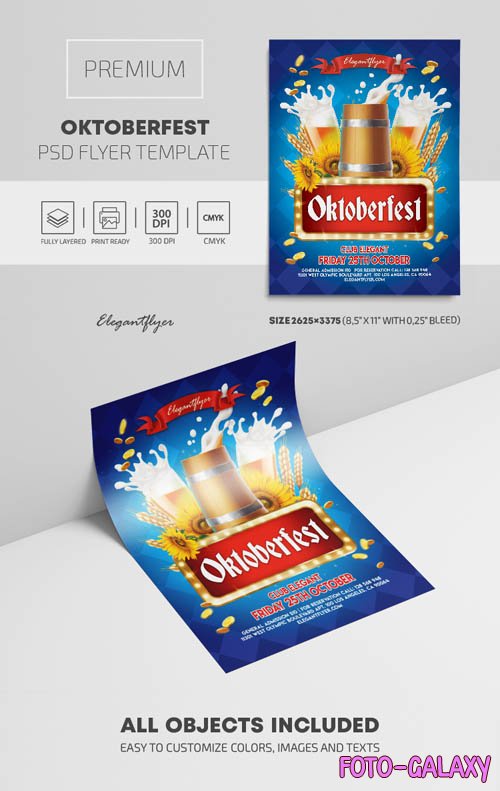 Oktoberfest Premium PSD Flyer Template