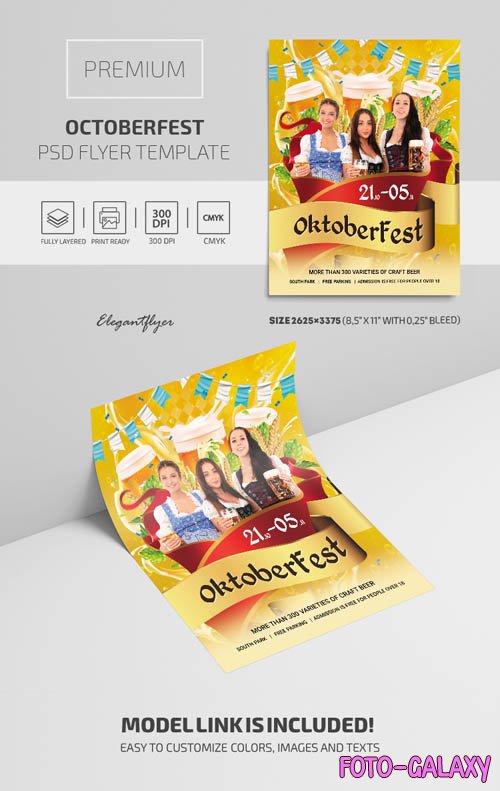 OctoberFest Premium PSD Flyer Template