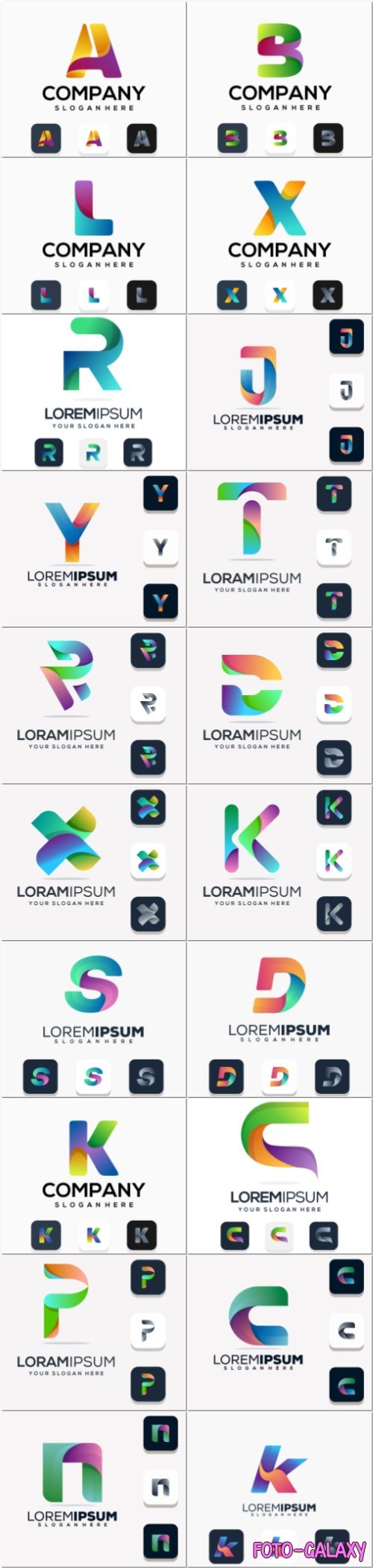 Modern logo design premium vector