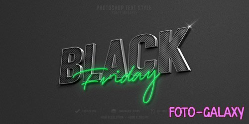 Black friday 3d text style effect template design Premium Psd