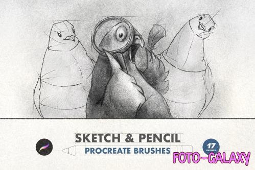 Sketch & Pencil Procreate Brushes - 6505262