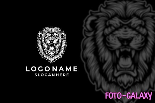 Lion Roaring Logo Design
