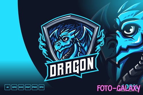 Dragon Mascot Logo