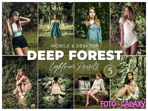 Deep Forest Mobile Desktop Lightroom Presets Lifestyle Instagram