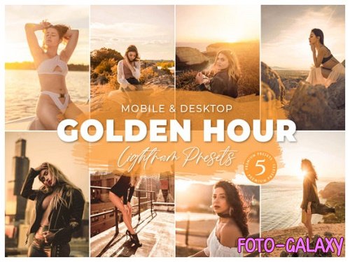 Golden Hour Mobile Desktop Lightroom Presets Lifestyle Instagram