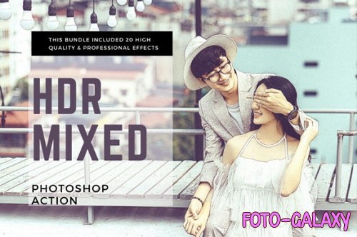 Mixed HDR Effect PS Action Bundle