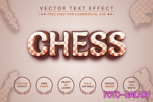 Chess - editable text effect - 6553855