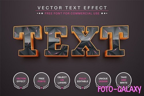 Triangle Pink - Editable Text Effect - 6555320