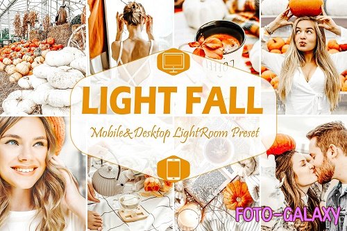 10 Light Fall Mobile & Desktop Lightroom Presets - 1602142