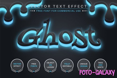Ghost - Editable Text Effect - 6572322