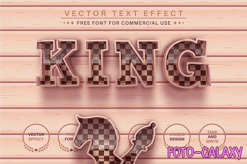 Play Chess - Editable Text Effect - 6583129