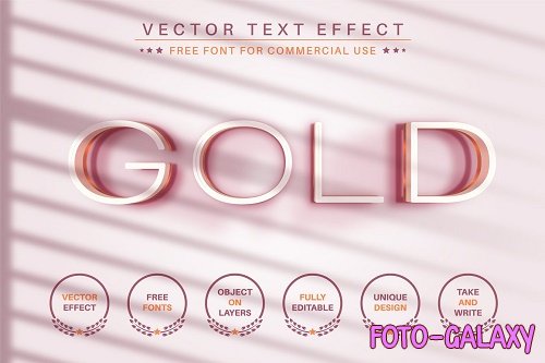 Gold - Editable Text Effect - 6586368