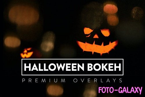  30 Halloween Bokeh Overlay