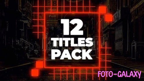 Neon Titles & Lower Thirds 974375 - Project for After Effects