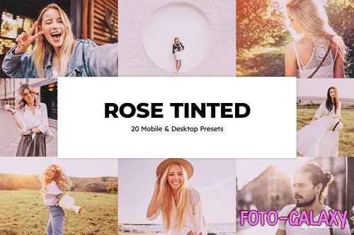 20 Rose Tinted Lightroom Presets & LUTs