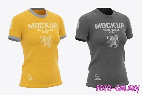 Womens Slim-Fit T-Shirt Mockup