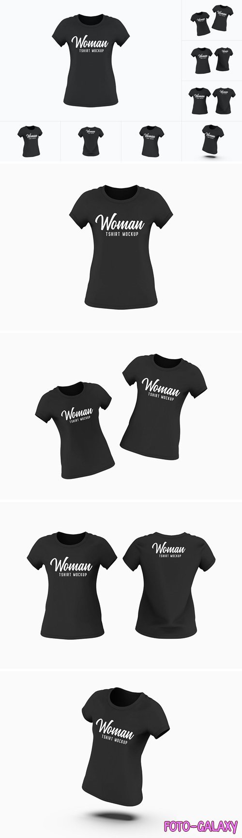 Woman T-shirt Mockup - RFSCPNS