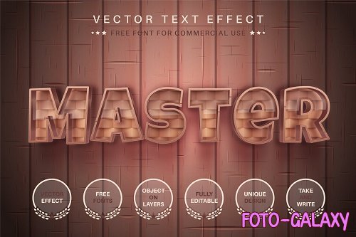 Master - Editable Text Effect - 6626847