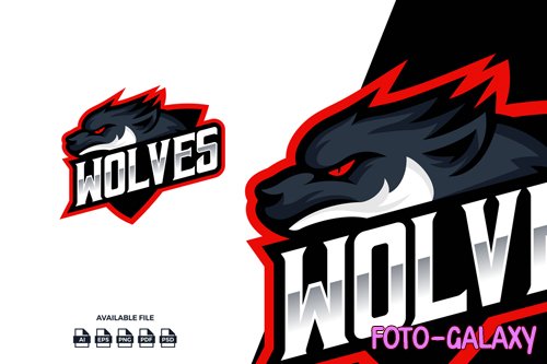 Wolves Esport And Sport Logo
