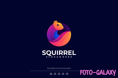 Squirrel Gradient Colorful Logo
