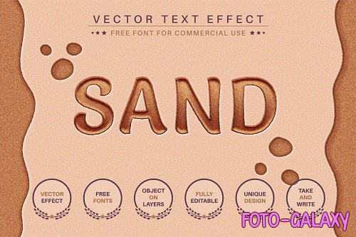 Sand - Editable Text Effect - 6639876